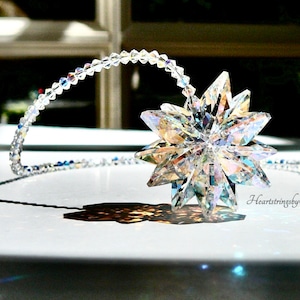 Funkelnder Swarovski AB Kristallprisma für Auto oder Zuhause, schimmert bei schwachem Licht - "STELLA AB"