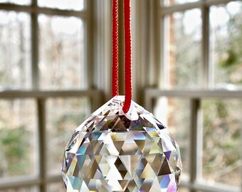 Swarovski Strass Crystal Ball, 20mm, 30mm and 40mm Logo-etched