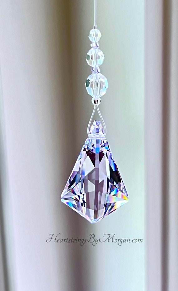 サンキャッチャー♡ハンドメイド「スワロフスキー✧︎ブルー