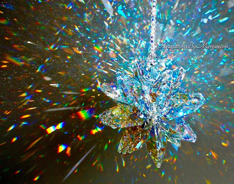 Swarovski Crystal Suncatcher Huge AB Crystal Rainbow Maker - Etsy