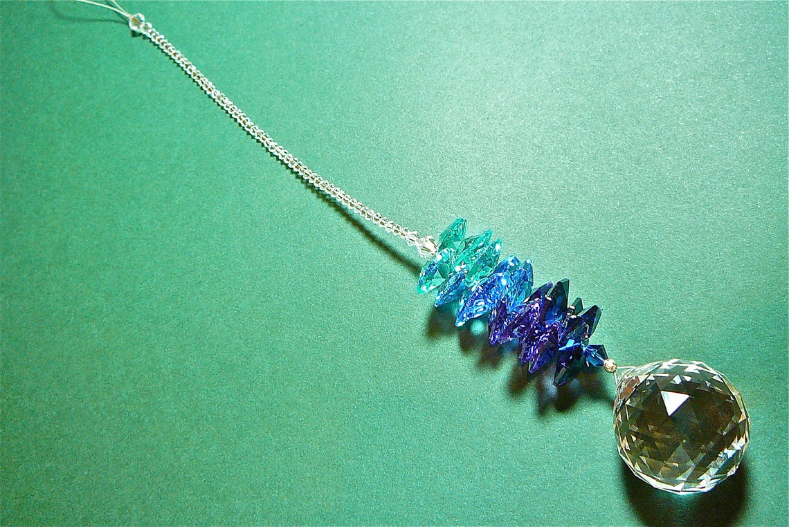 Crystal Ball Ornament Suncatcher Prism Rainbow Maker in Etsy