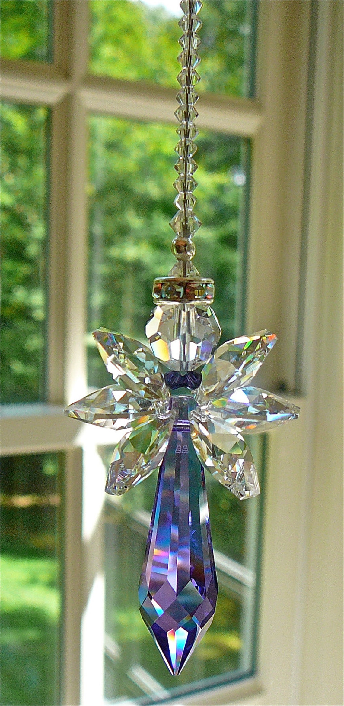 Angel Crystal Suncatcher Swarovski Crystal Angel For Your | Etsy