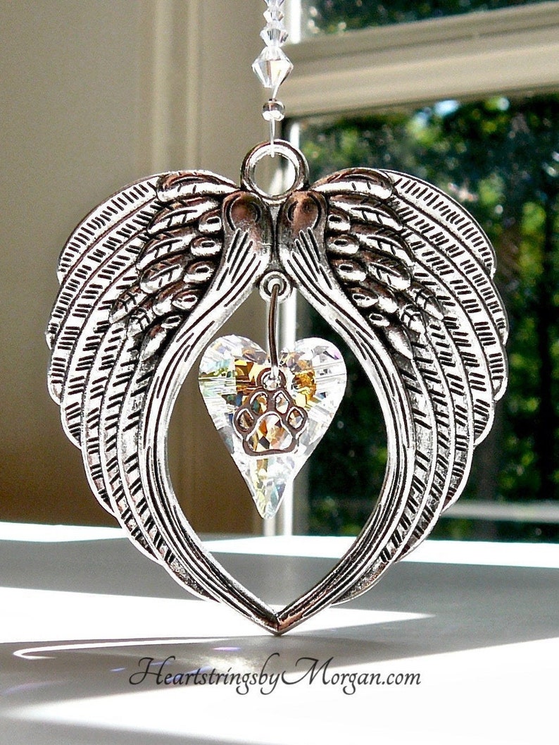 HeartstringsByMorgan Paw Prints on My Heart Suncatcher - Thumbnail 2