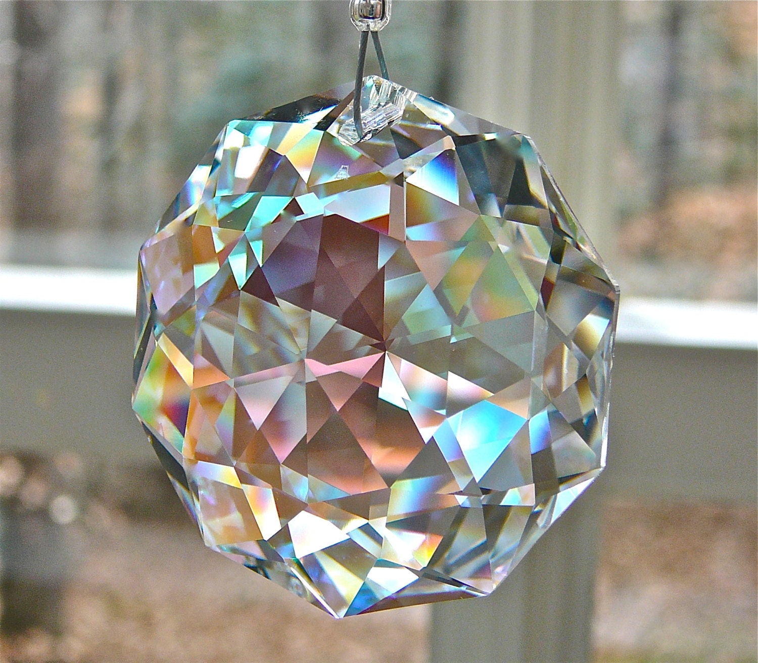 Swarovski Crystal Suncatcher Aurora Borealis Crystal Window - Etsy