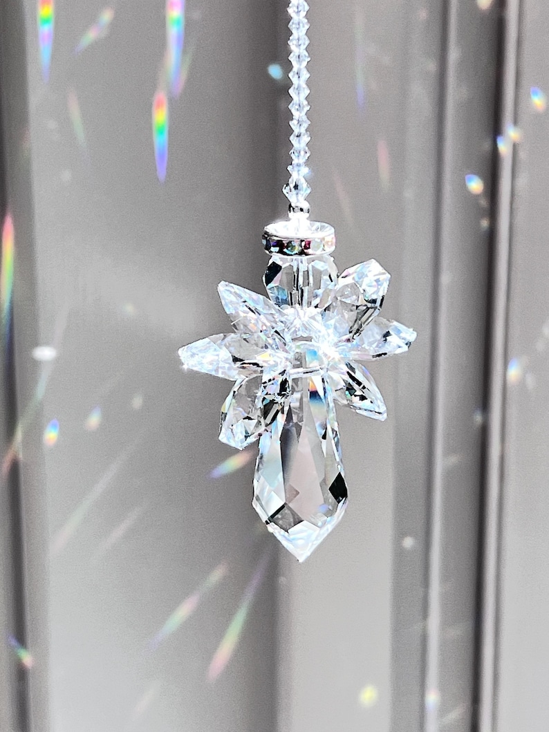 HeartstringsByMorgan Swarovski Crystal Guardian Angel Suncatcher - Thumbnail 5