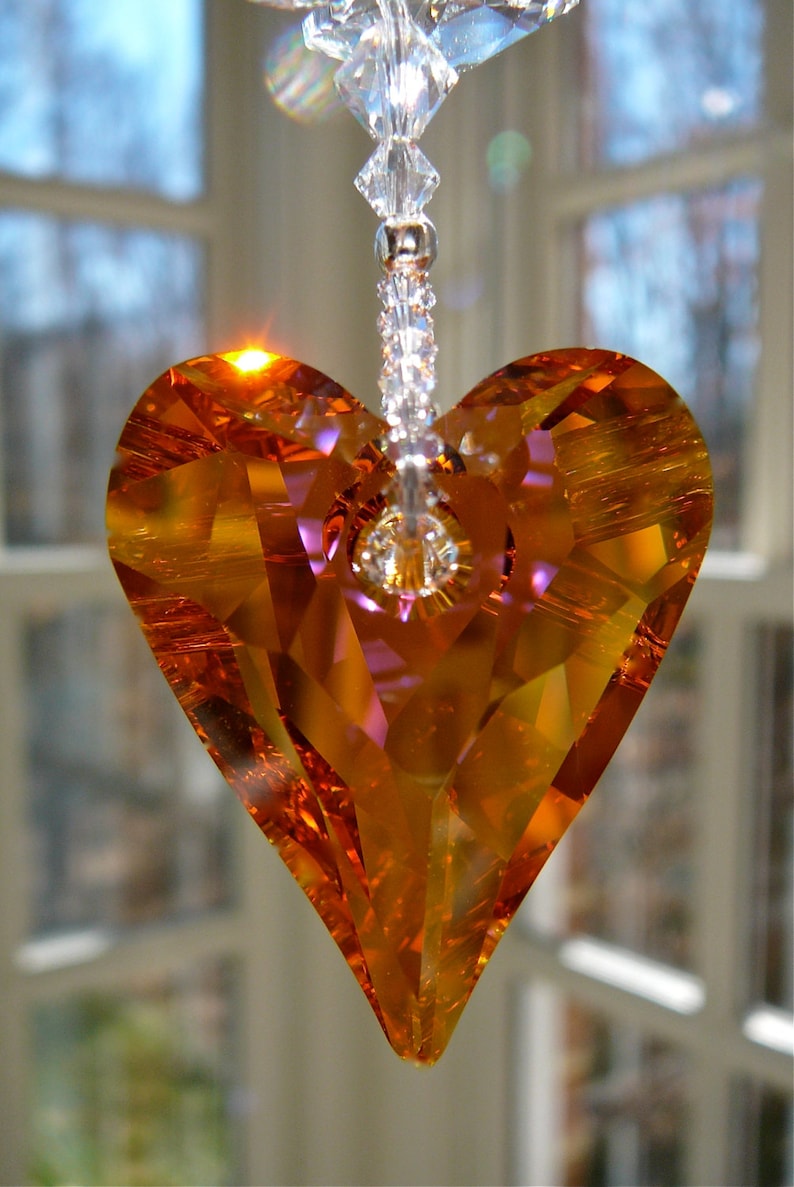 Swarovski Wild Heart Crystal Suncatcher Rainbow Maker in Etsy