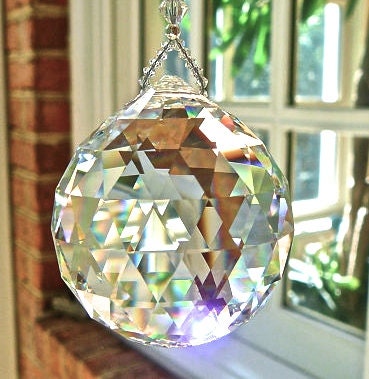 HUGE 50mm Swarovski Crystal Ball Suncatcher Clear Crystal | Etsy