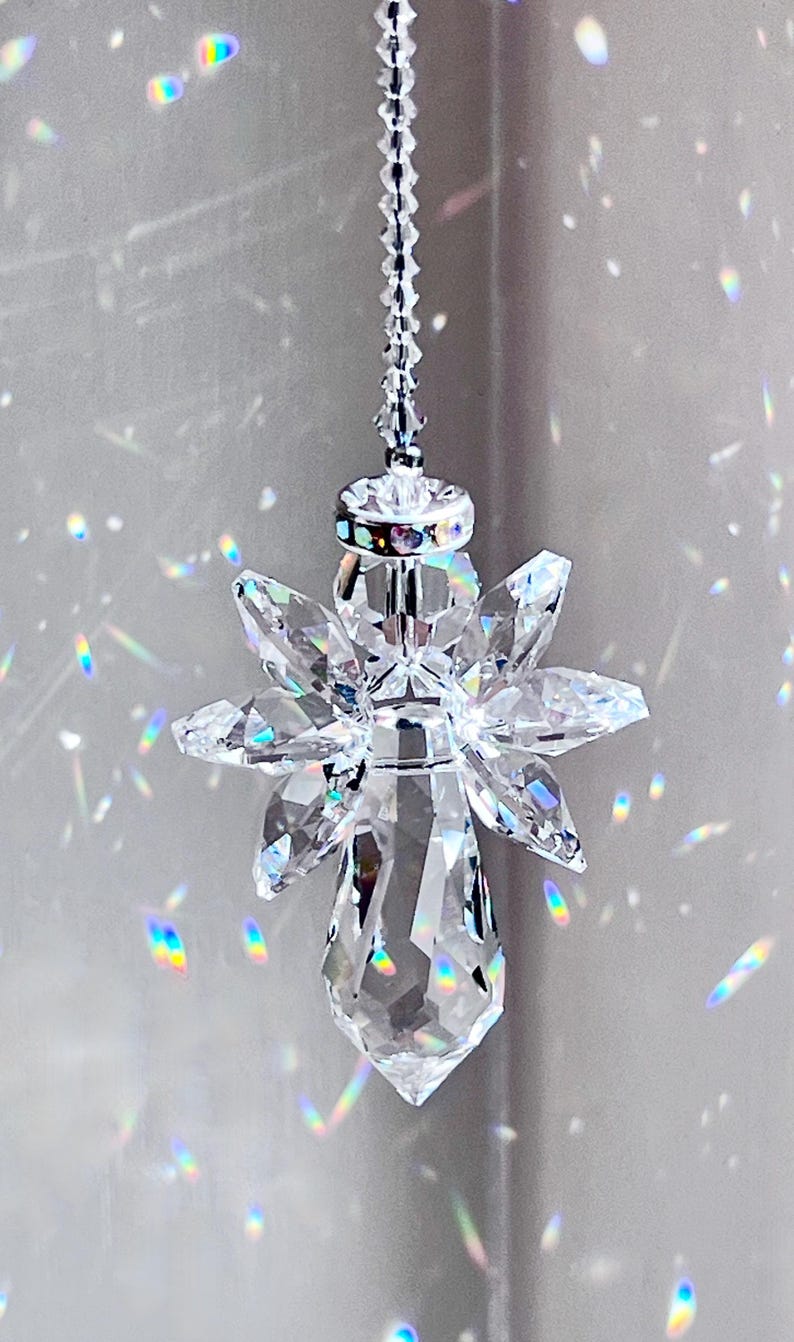 HeartstringsByMorgan Swarovski Crystal Guardian Angel Suncatcher - Thumbnail 4