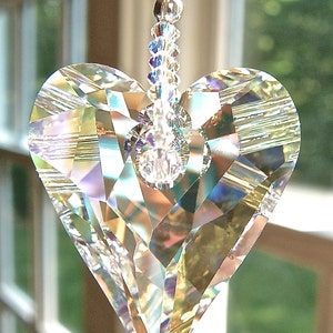 Swarovski Wild Heart Crystal Suncatcher, Made entirely with Swarovski Crystals THERESA Available in 3 Colors image 2