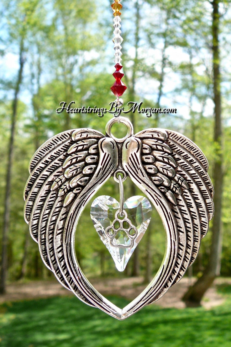 HeartstringsByMorgan Paw Prints on My Heart Suncatcher - Thumbnail 4