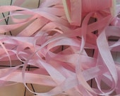Prom Pink Color 550 7mm silk ribbon 4yards