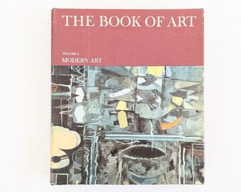Vintage Art Book, Vintage Modern Art Book, Sixties Book, Sixties Art Book, Sculpture Book, Art Plates Book, Book of Paintings Drawings
