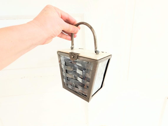 Vintage Metal Silver Purse, Vintage Silver Evenin… - image 2