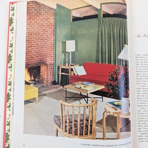 View of Vintage Interior Design Book, Vintage Decorating Book, Vintage Book of ...