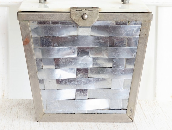 Vintage Metal Silver Purse, Vintage Silver Evenin… - image 3