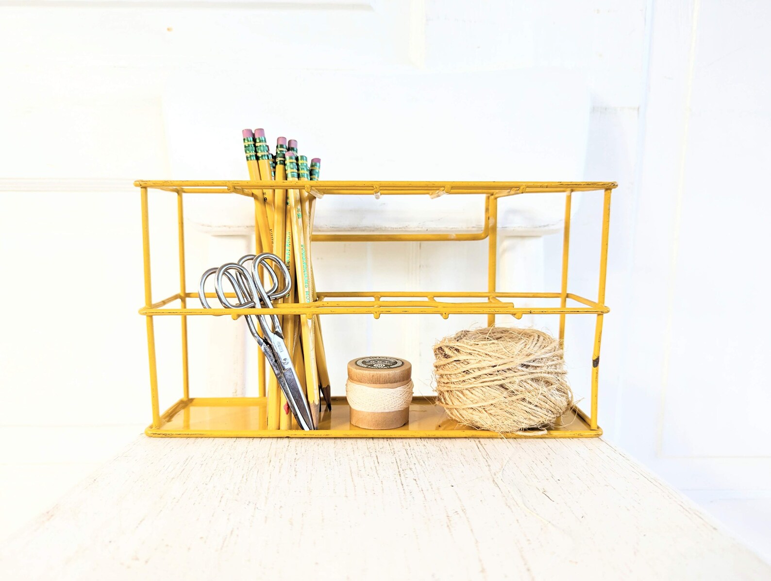 Vintage Yellow Rack, Vintage Yellow Store Display, Vintage Yellow Shelf ...