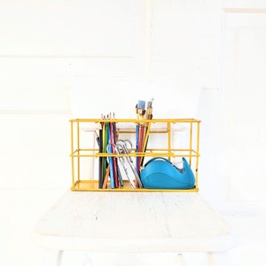 Vintage Yellow Rack, Vintage Yellow Store Display, Vintage Yellow Shelf ...