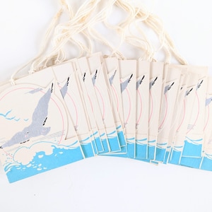 Vintage Bridge Score Card, Vintage Gift Tag, Nautical Ephemera, Bridge Ephemera, Bird Ephemera, Seagull Gift Tag, Vintage Bridge Cards