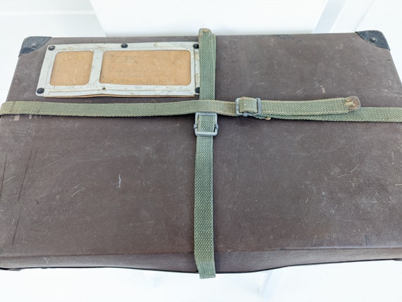Vintage Brown Suitcase, Vintage Mailing Box, Vint… - image 4