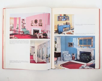 Vintage Interior Design Book, Vintage Decorating Book, Vintage Book of Interior Decorating, Fifties Design Book, Home Decorating Book