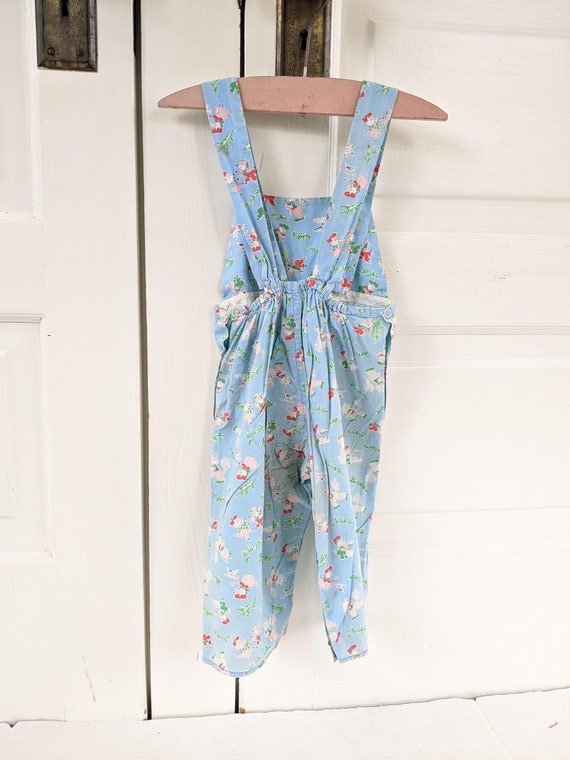 Vintage Boy Girl Overalls, Unisex Overalls, Blue … - image 9