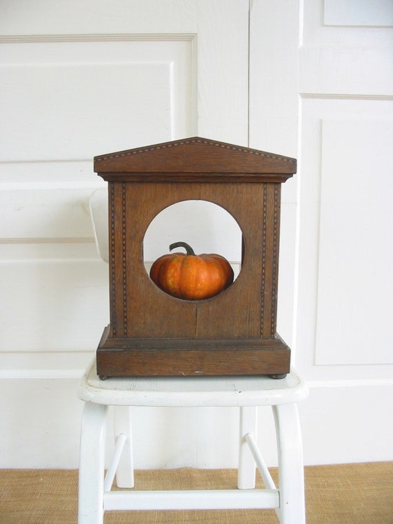 Vintage Shadow Box Vintage Clock Case Wood Case Vintage Display Case Box Wood Display Shelf Wood Box Vintage Halloween Decor