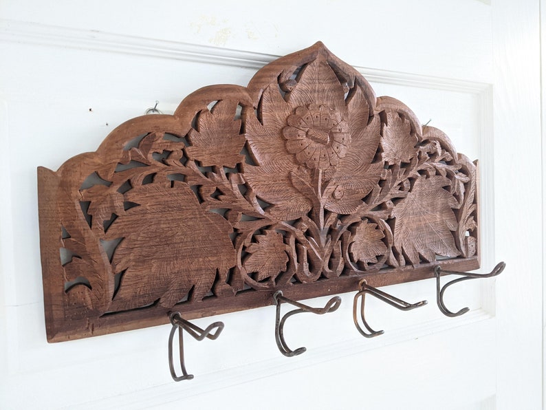 Vintage Wood Coat Rack Jewelry Rack Clothes Rack Vintage Etsy