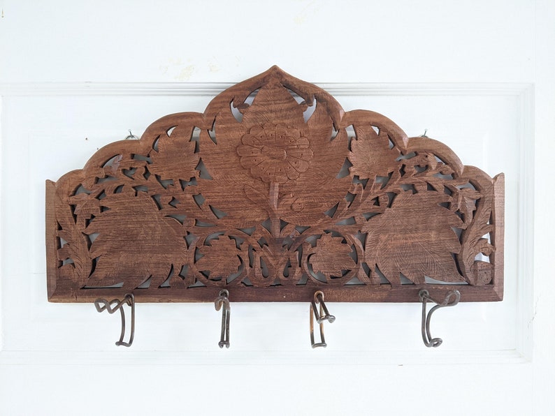 Vintage Wood Coat Rack Jewelry Rack Clothes Rack Vintage Etsy