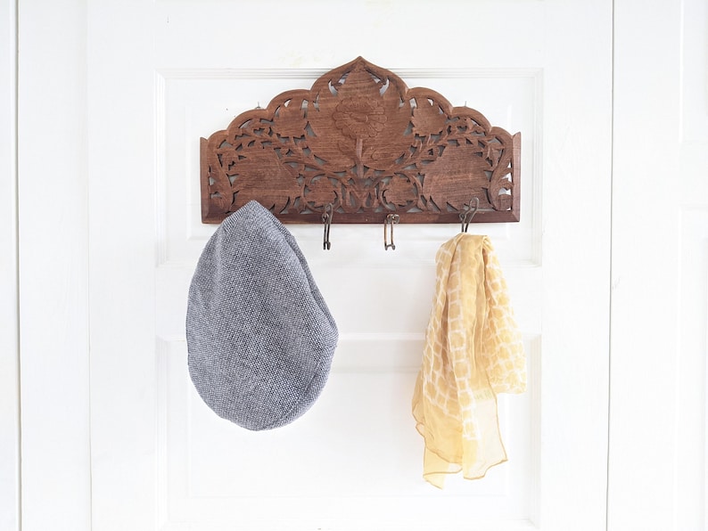 Vintage Wood Coat Rack Jewelry Rack Clothes Rack Vintage Etsy