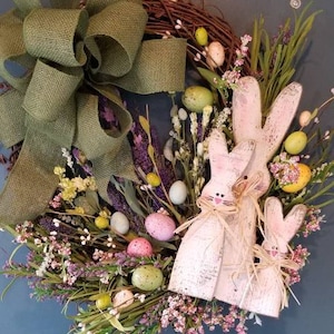 Easter Bunny Family Wreath