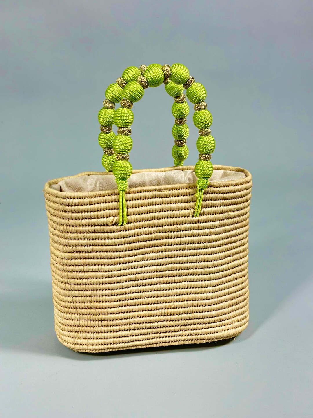 Handwoven Raffia Tote Bag: Moroccan Woven Straw Bag - Etsy