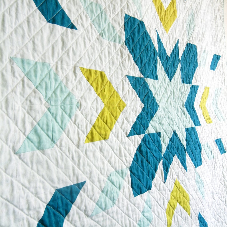 Glacier Modern Quilt Pattern PDF Etsy