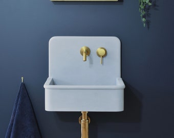 Concrete basin Dama Light Blue