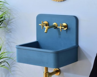 Concrete sink Dama Deep Ocean