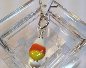 Candy Corn Zipper Pull