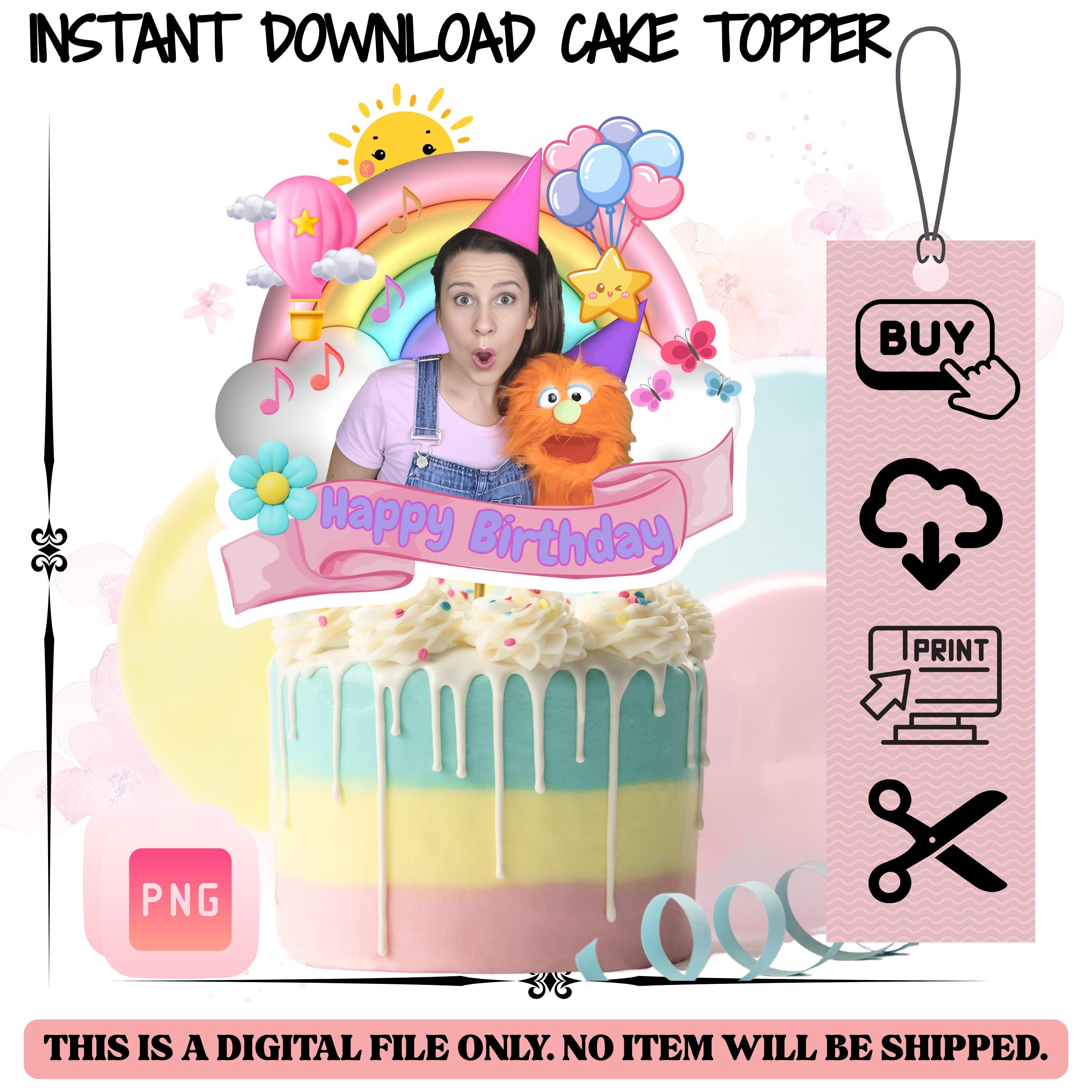 Ms Rachel Cake Topper: Printable Birthday Party Decor (PNG Digital File ...