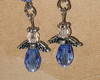 Pendientes colgantes de ángel