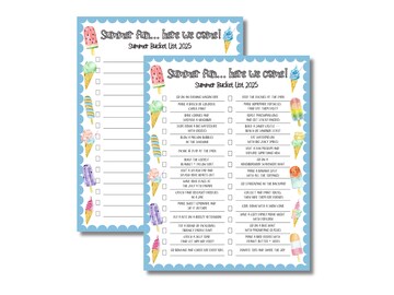 Stephenville Summer Bucket List Kids 2025 | Local Summer Activities Printable | Fun Things to Do in Stephenville TX | Instant Download PDF