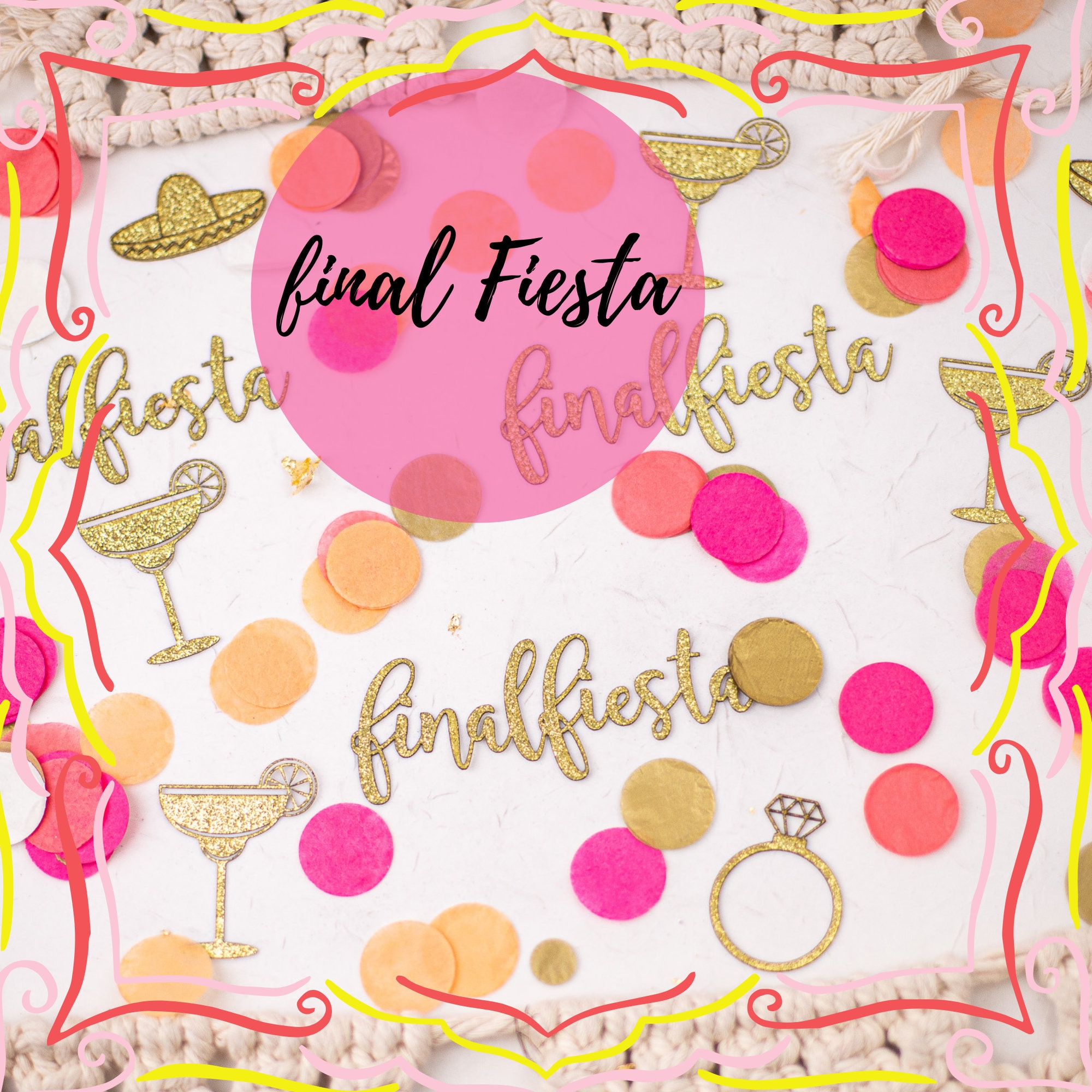 Final Fiesta Bachelorette Party Decorations, Confetti, Bachelorette ...