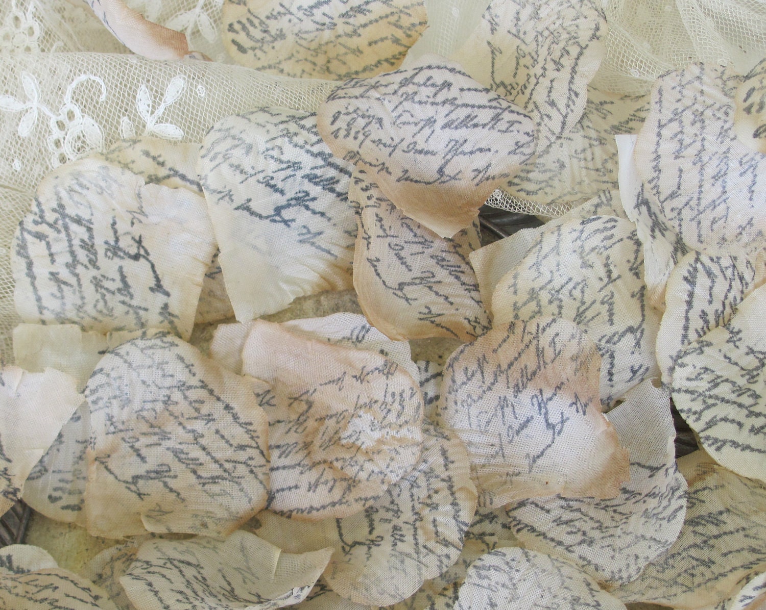 Wedding Confetti Rose Petalsfrench Party Decoration Idea Etsy