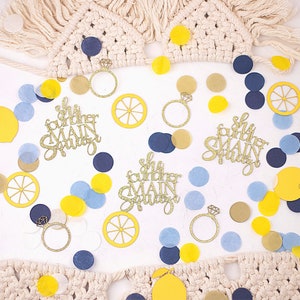 She Found Her Main Squeeze, Lemon Bridal Shower Confetti , Wedding Shower, Bridal Brunch, Bridal Shower Decorations and Ideas