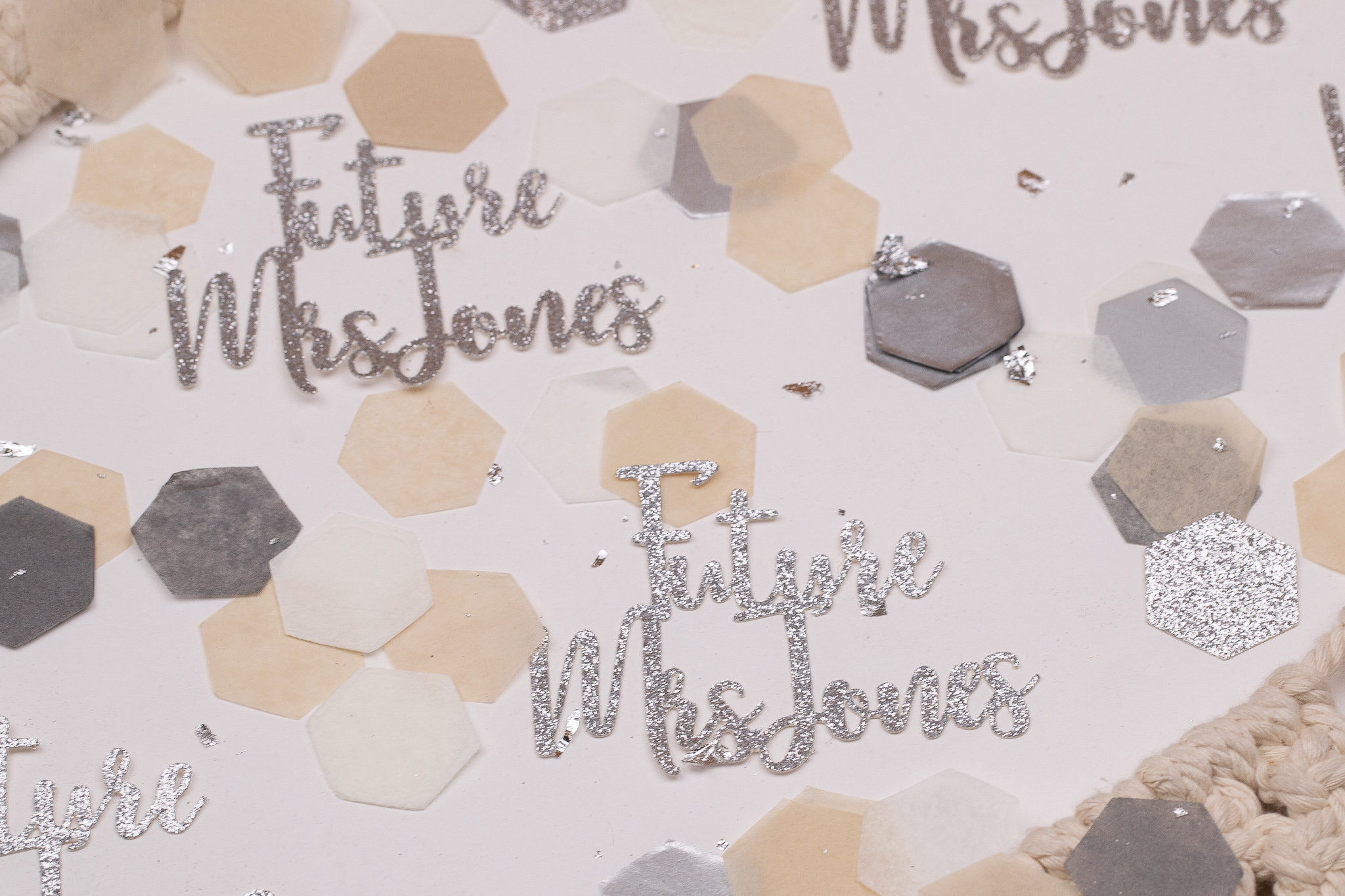 Future Mrs Custom Confetti Custom Name Bride To Be Bridal Shower Decor Wedding Shower Personalized Name Boho Bridal Shower