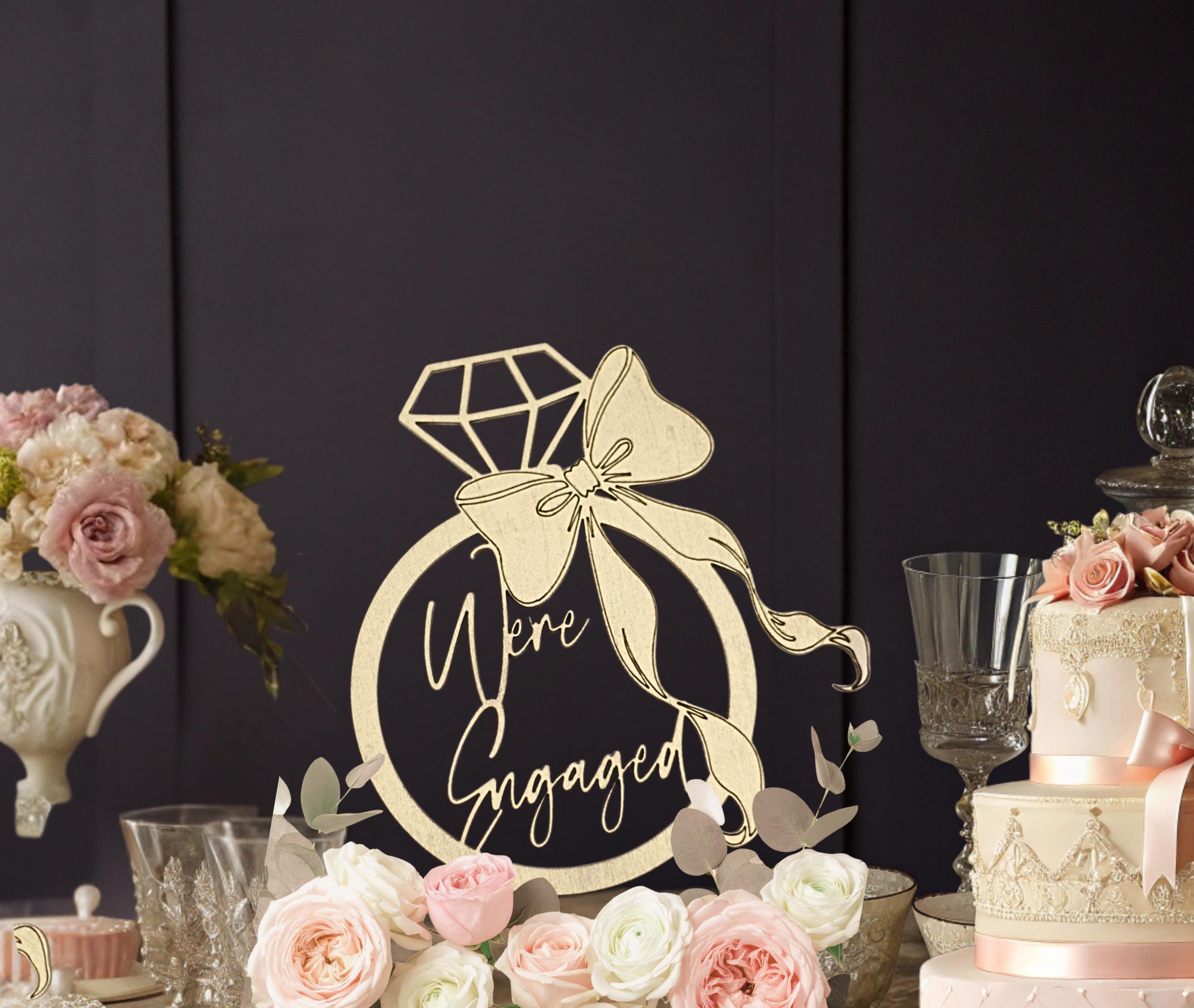 Engagement Decoret Engagement Party Decor, Engaged, We're Engaged, Engagement Party Signs ...