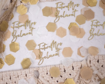 Future Mrs, Bridal Shower Decorations, Custom Confetti, Personalized Name, Bride To Be, Wedding Shower, Customizable, Boho Bridal Shower