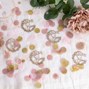 Love Is In Bloom Bridal Shower, decorazioni per la festa nuziale, coriandoli, brunch nuziale, festa nuziale, brunch e spumante