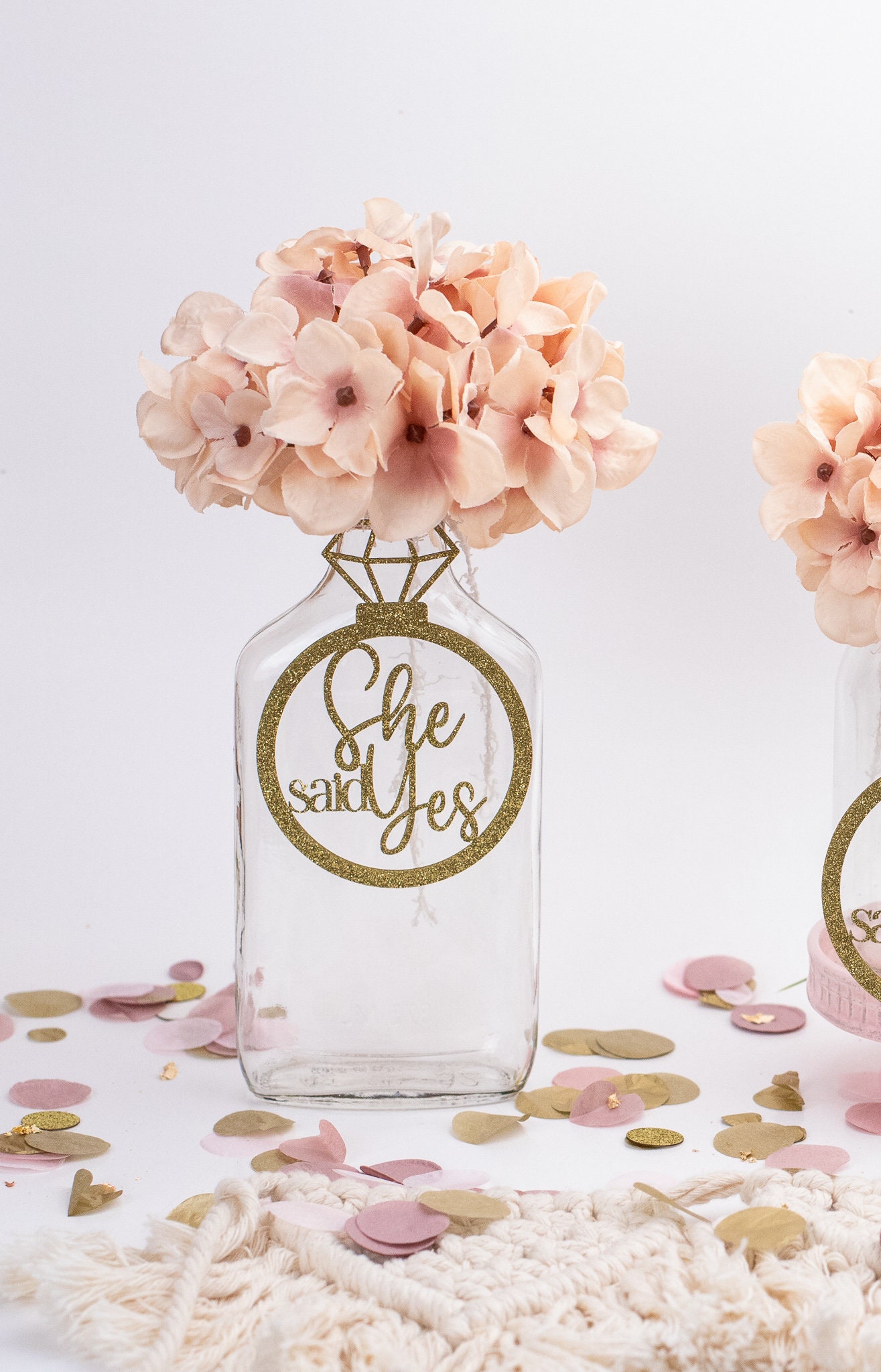 Our best selling Haley Jar in a perfect, pearly pink. The ultimate vessel  for wedding season, birthdays or it's a girl!…