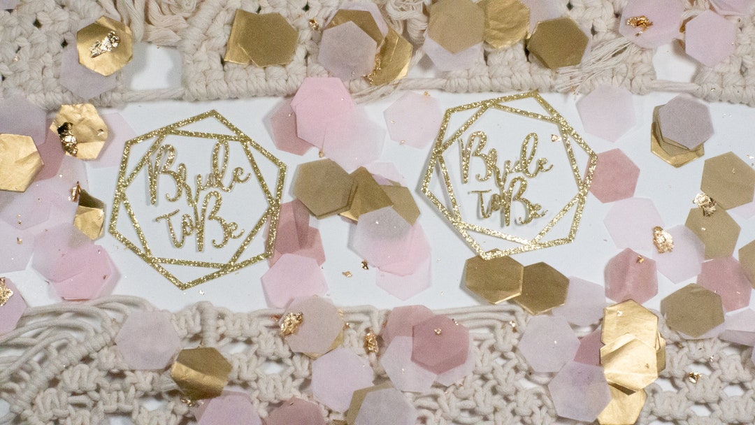 Pink Bridal Shower, Bridal Shower Confetti, Bride to Be, Bridal Shower