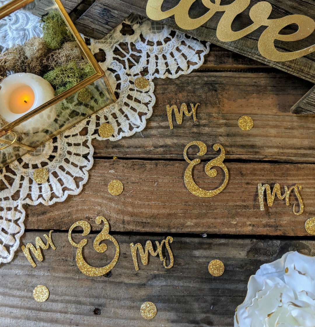Mr & Mrs Wedding Table Decor Engagement Party - Etsy