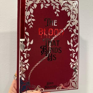 The Blood That Binds Us | Erin Mainord | Custom Books | Special Edition Rebind | Rebound Book | Tiktok Book Binder | Romantasy BookTok