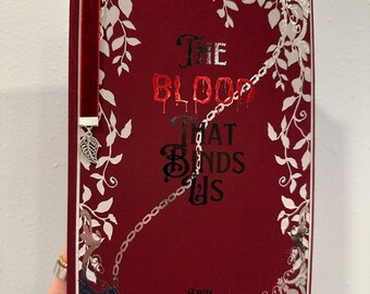 La sangre que nos une / Erin Mainord / Libros personalizados / Edición especial reencuadernada / Libro reencuadernado / Encuadernador de libros de TikTok / Romantasy BookTok